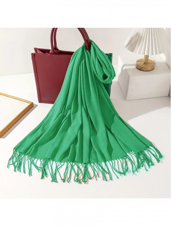 SOLID SHALW SCARF BLEND